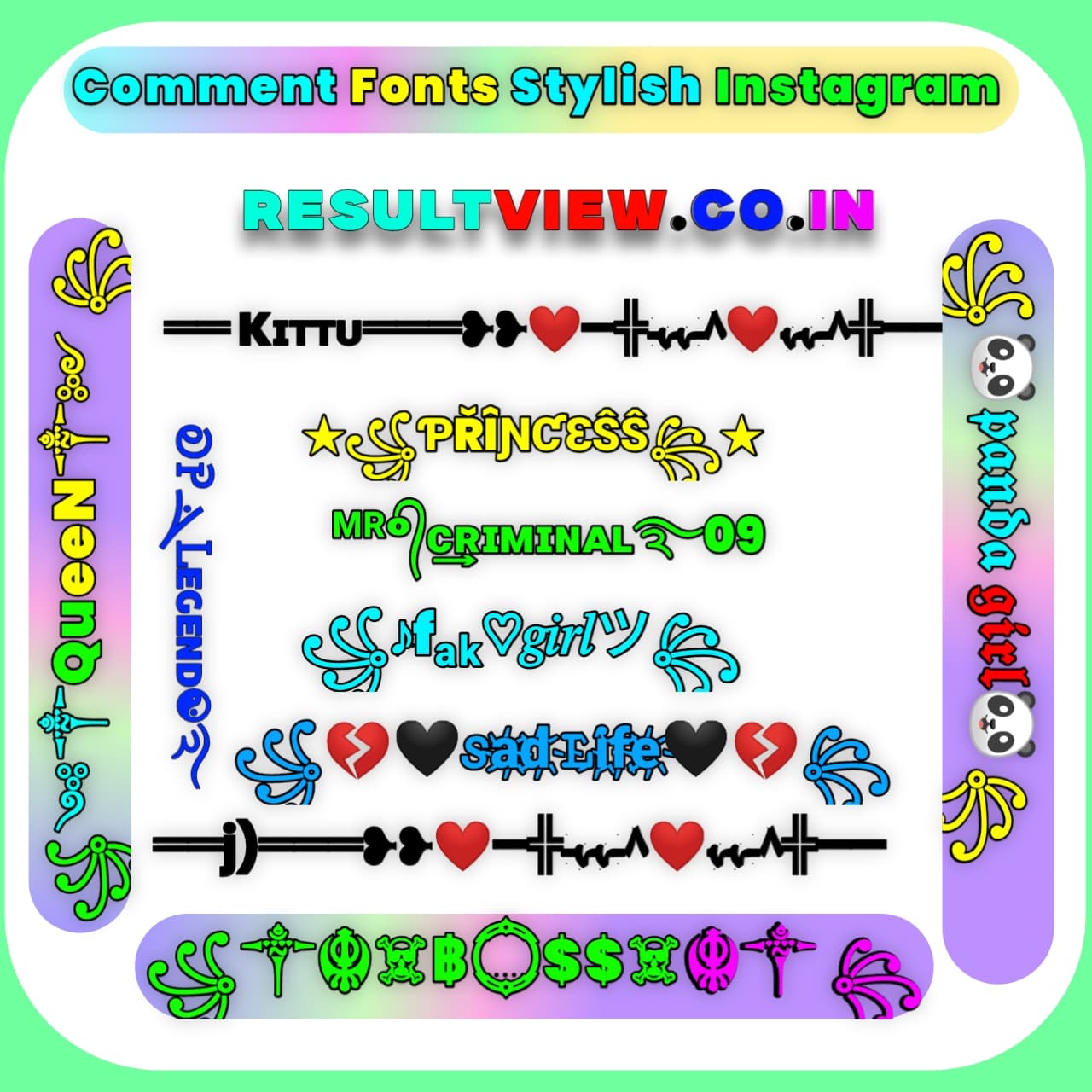 Fancy Comment Fonts Style Instagram Comment Fonts Style Instagram